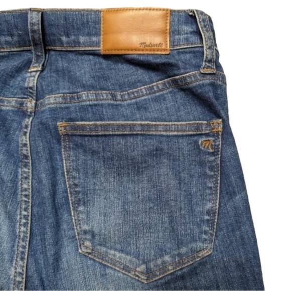 Madewell 10” High Rise Skinny Smithley Wash Womens Size 27 - Picture 9 of 11